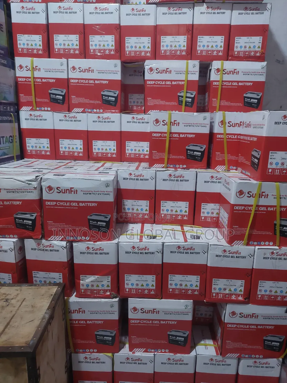 75Ah 12v Sunfit Solar Dry Cell Battery