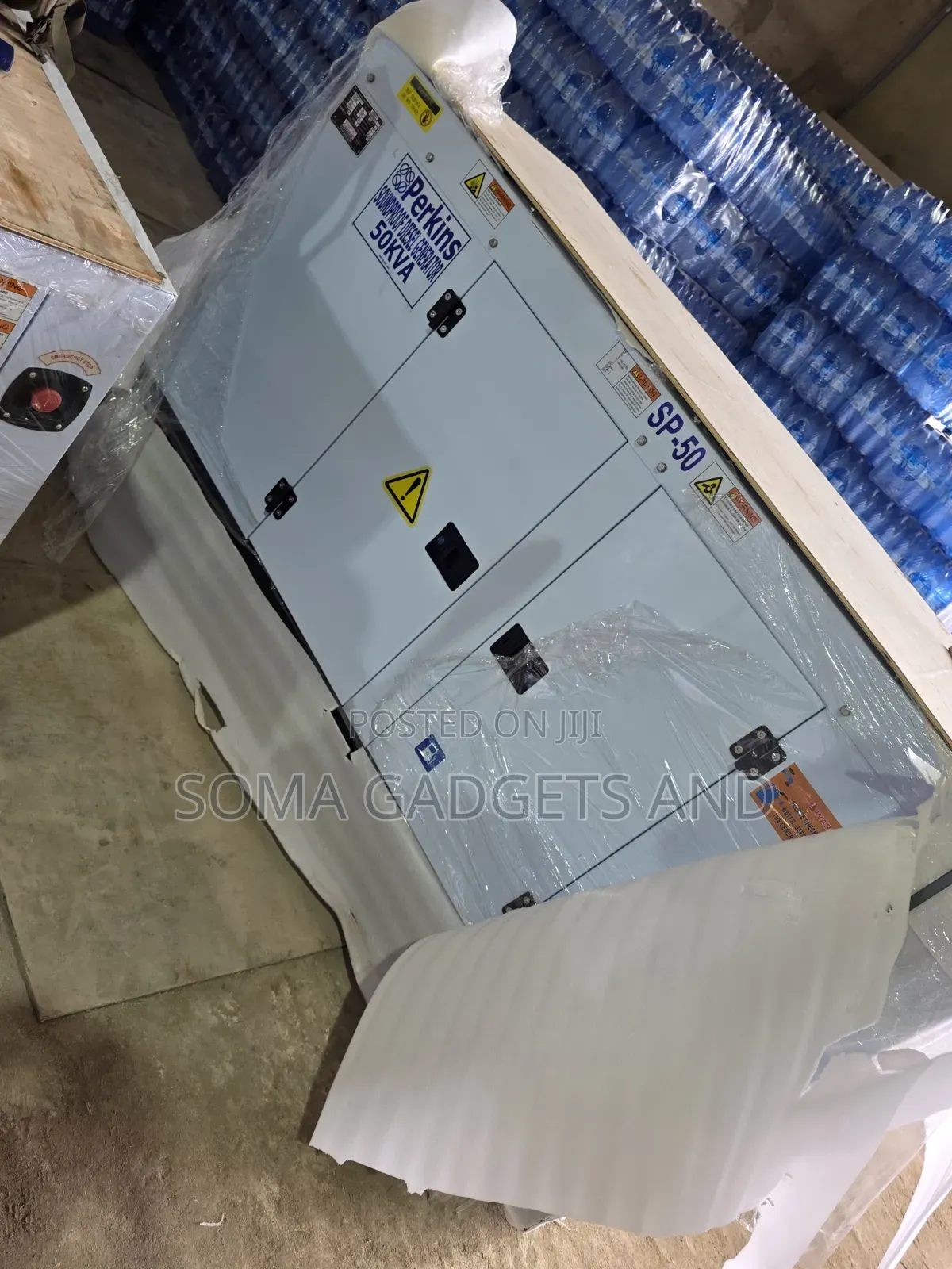 England Perkins Diesel Soundproof Generator Sp50kva 100%copper Coil