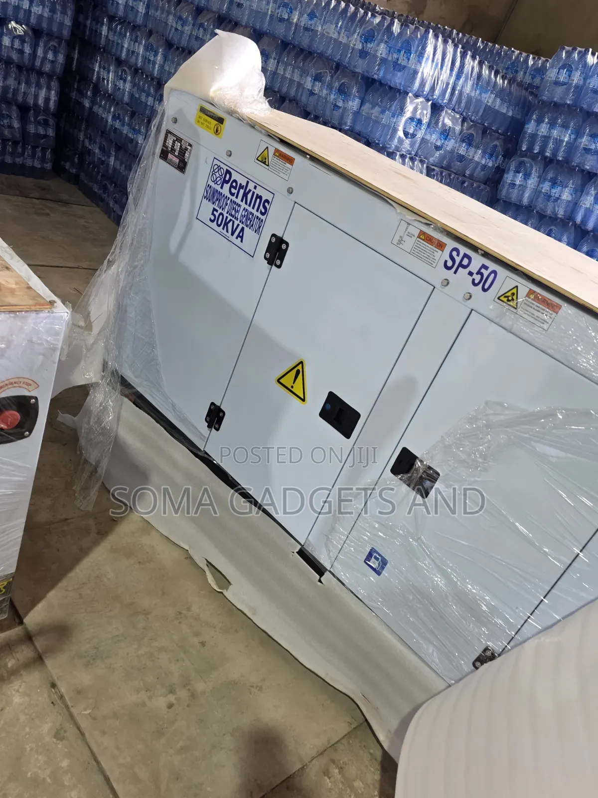 This Is Brand New Perkins Diesel Soundproof Generato Sp50kva 2years Wy