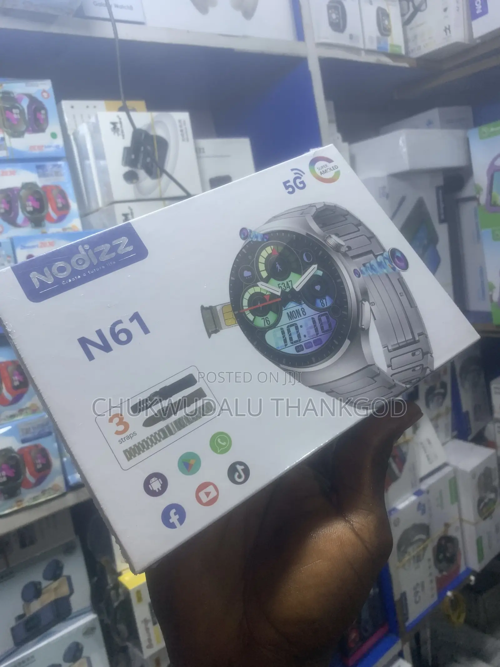 Nodizz N61 6gb/64gb 5g Sim Card Enabled Standalone Smart Watch