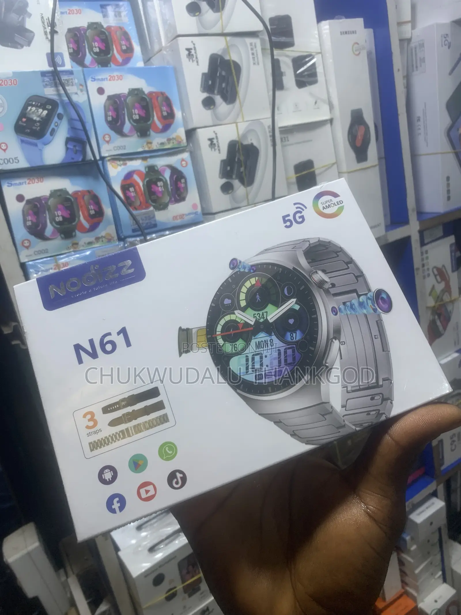 Nodizz N61 6gb/64gb 5g Sim Card Enabled Standalone Smart Watch