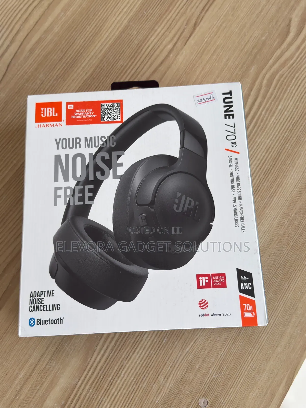 JBL Tune 770NC - Adaptive Noise Cancelling Bluetooth Headphones