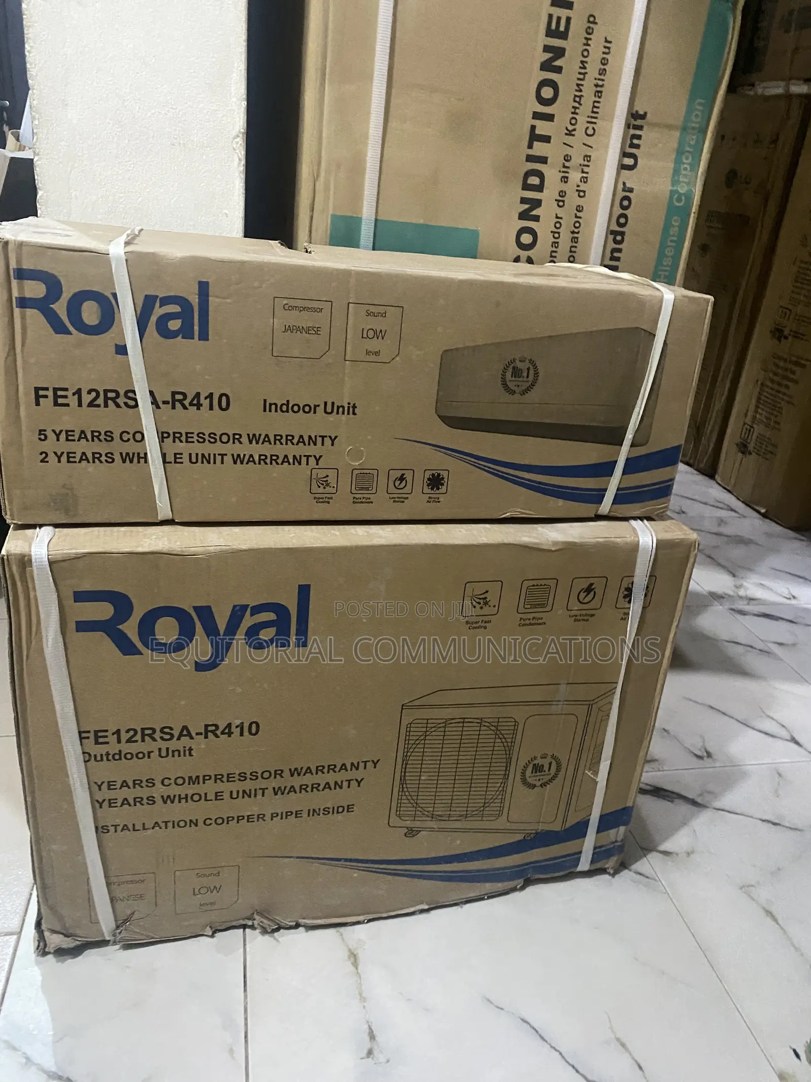 Royal FE12RSA-R410 1.5HP Turbo Cooling AC