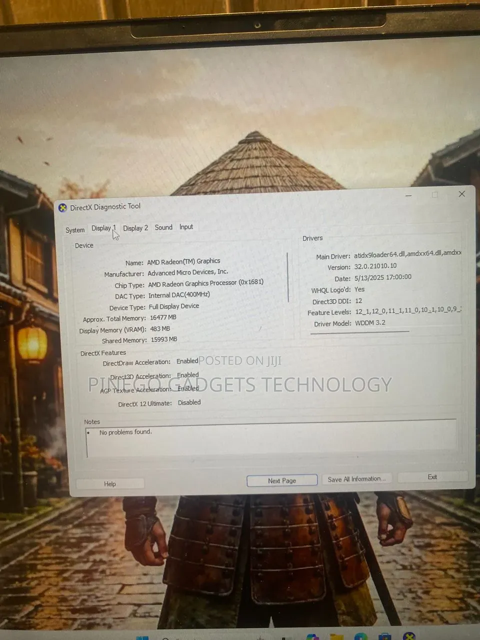 Laptop Dell Allienware M18 R1 32GB AMD Ryzen 9 SSD 1T