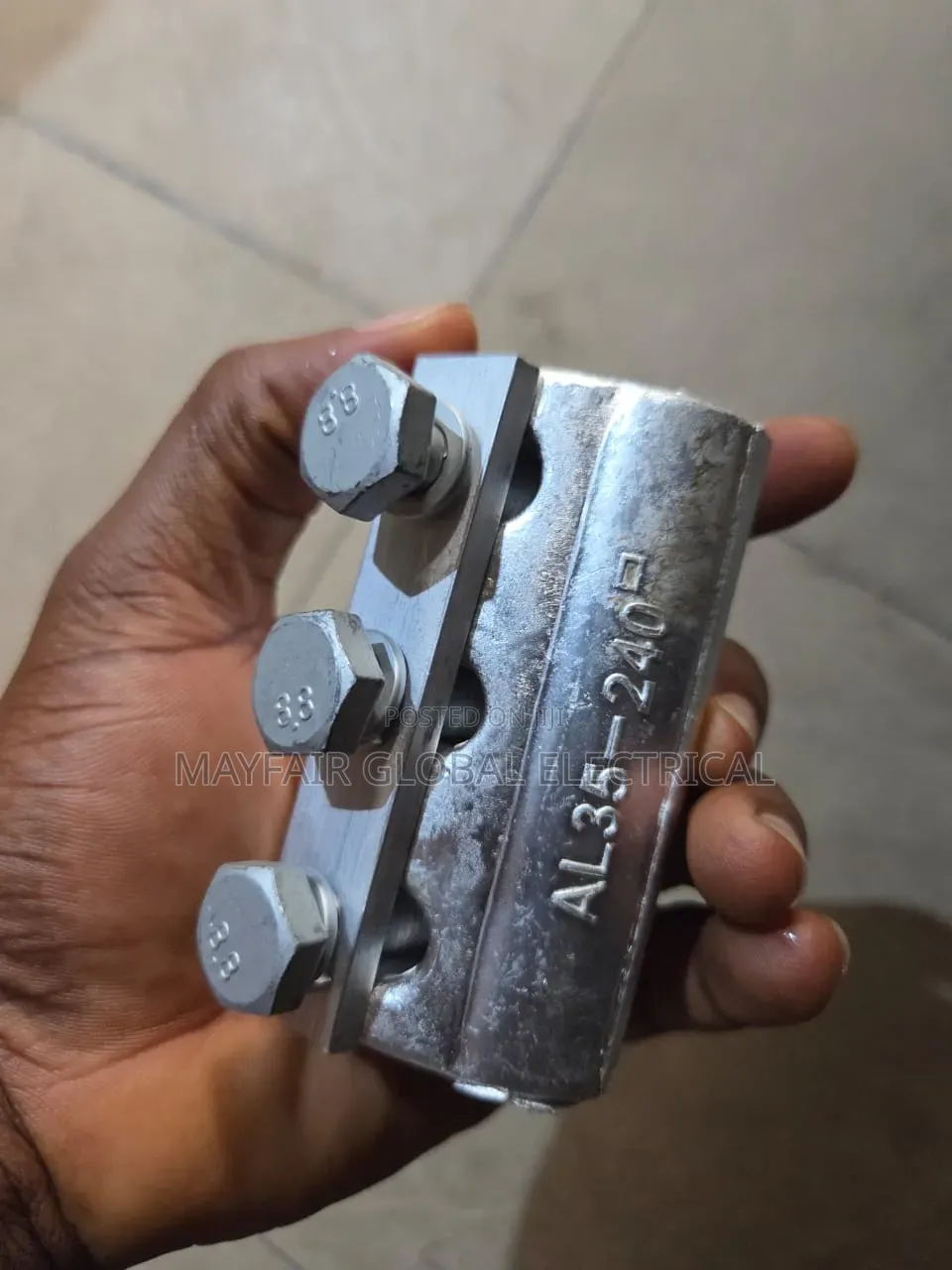 Standard 35mm-240mm 3bolt Aluminum/Copper Line Tap