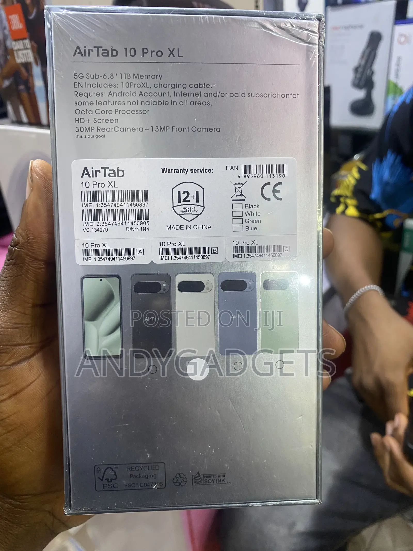 New AirTab S25 Ultra 5G 1 TB Gray