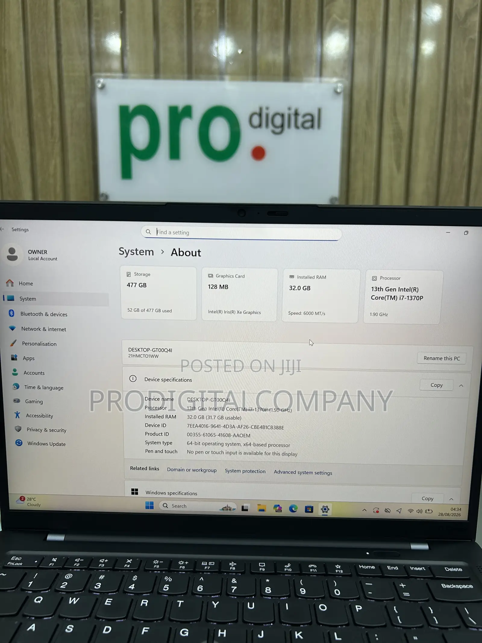 Laptop Lenovo ThinkPad X1 Carbon 32GB Intel Core i7 SSD 512GB