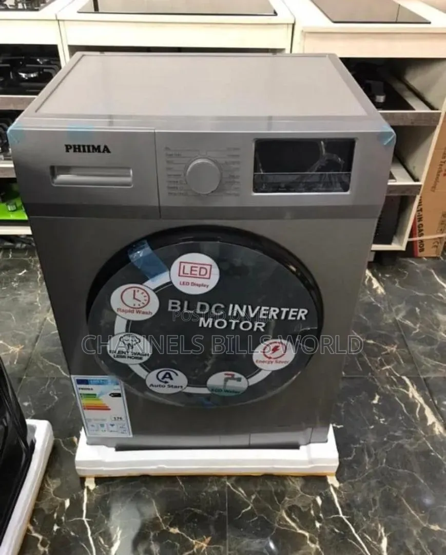 8kg Silver Front Loader Washing Machine
