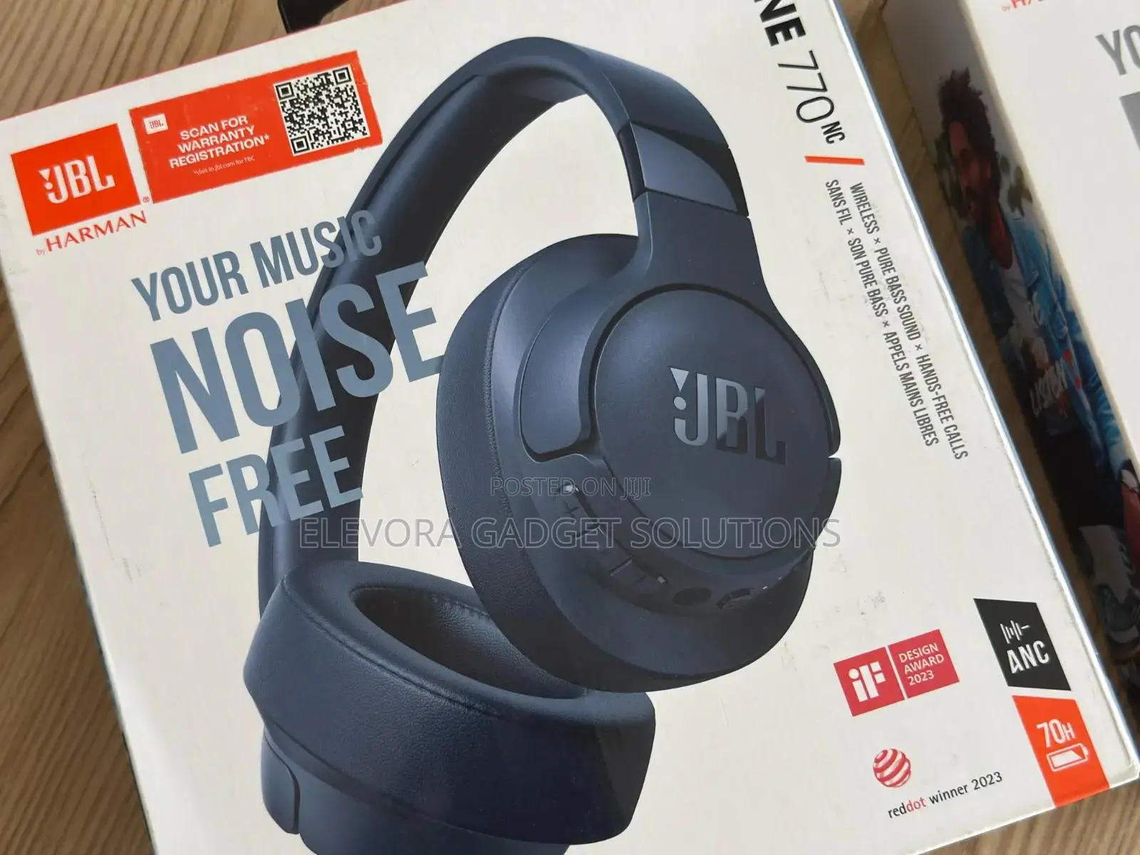 JBL Tune 770NC - Adaptive Noise Cancelling Bluetooth Headphones