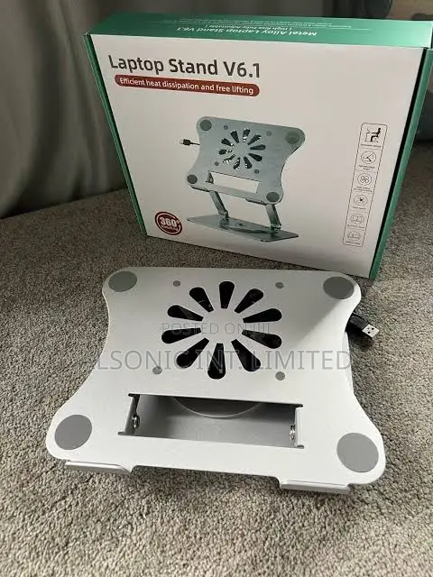 V6 Laptop Stand V6.1 360 Base With Electric Fan