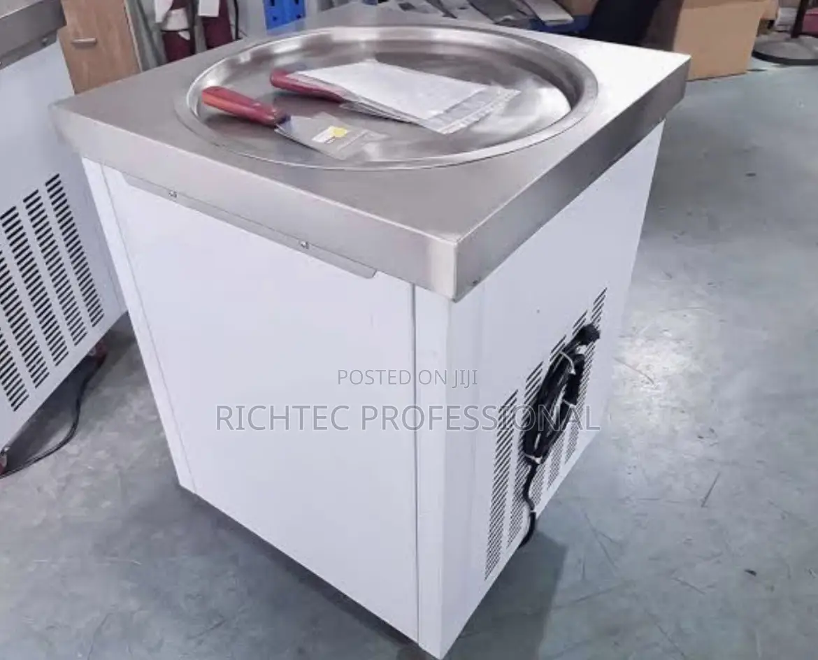 High Quality Single Round Pan Commercial Fried Ice Cream Machine