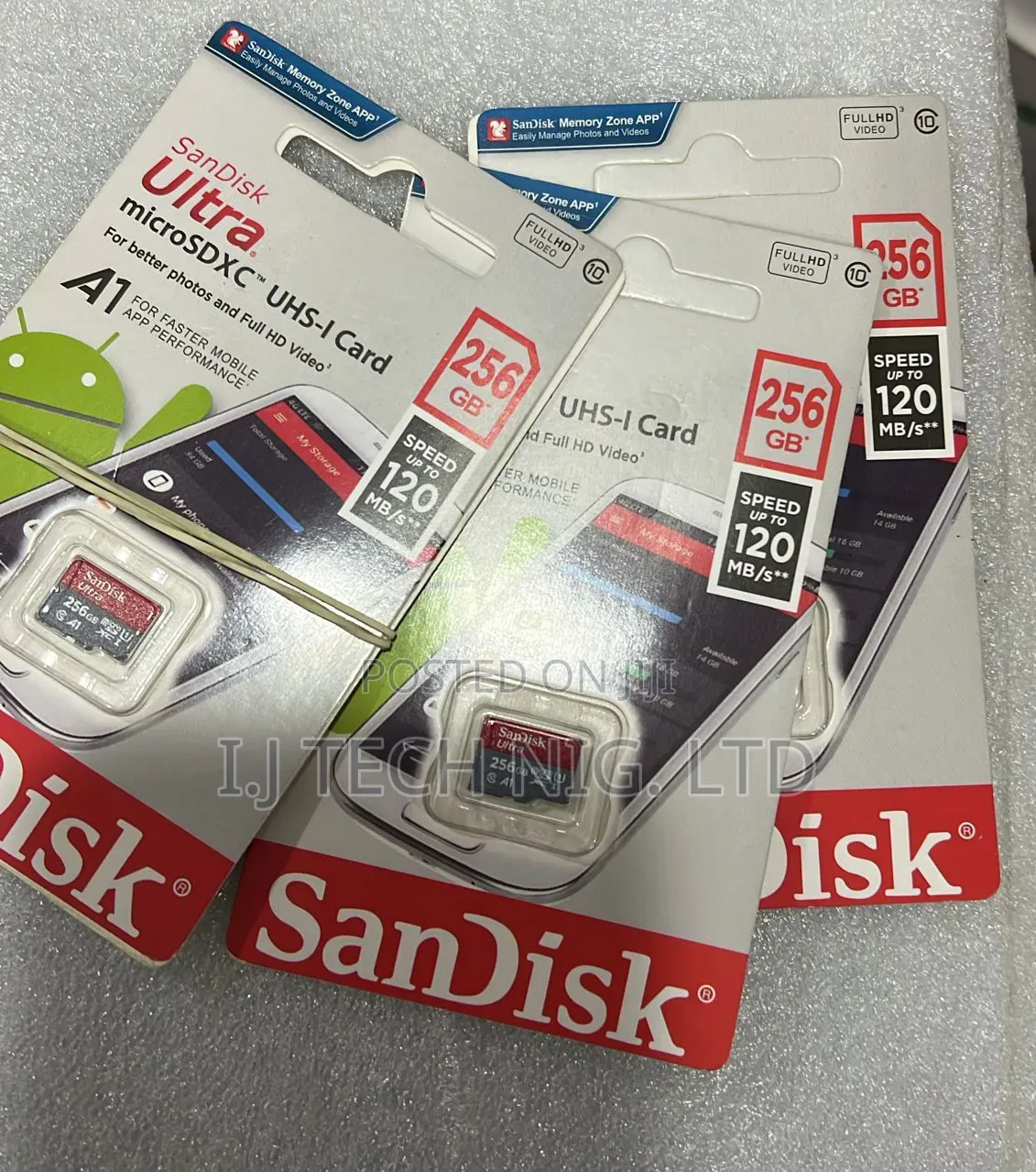 256gb Sandisk Memory Card...