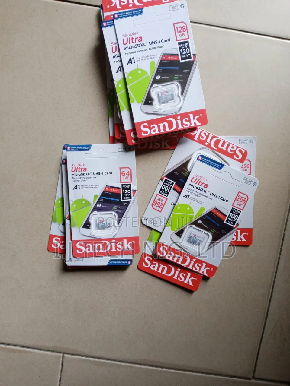 256gb Sandisk Memory Card...
