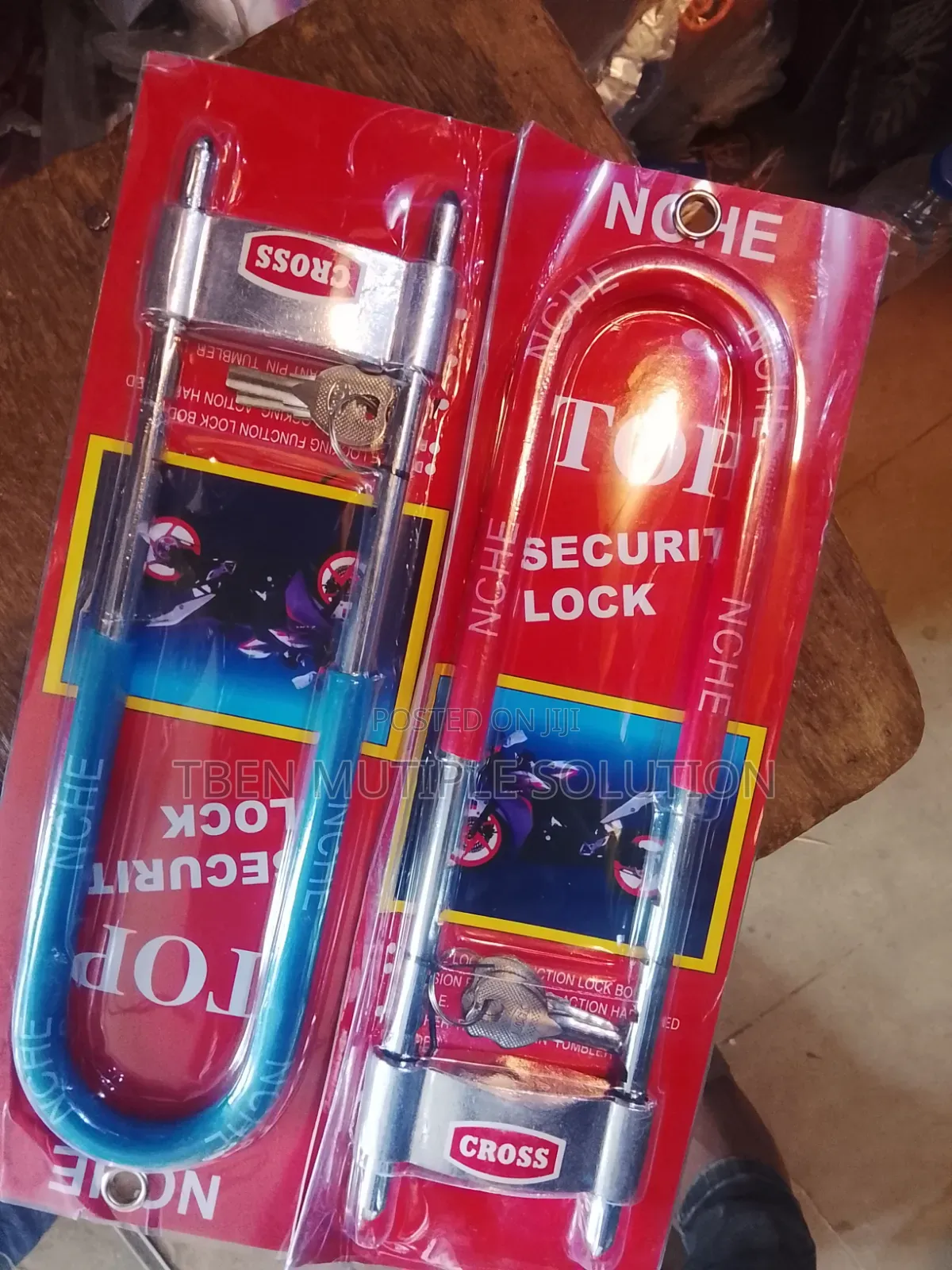 Biycle & Motorcycle Heavy-Duty U-Shaped Security Lock
