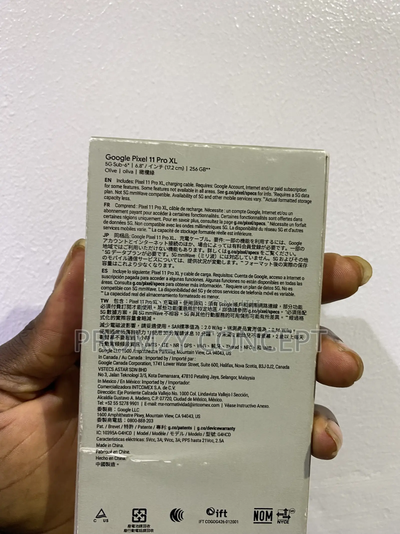 New Google Pixel 11 Pro XL 256 GB