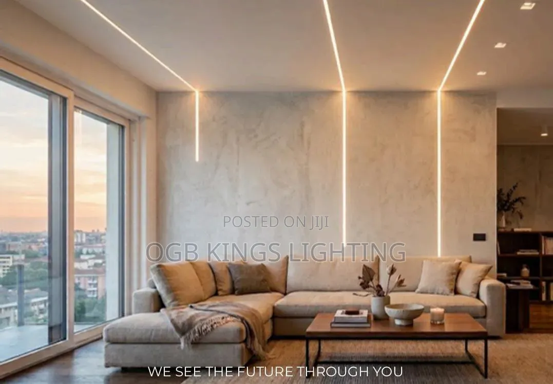2m Plasterboard Light Cut Waterproof Aluminum Profile