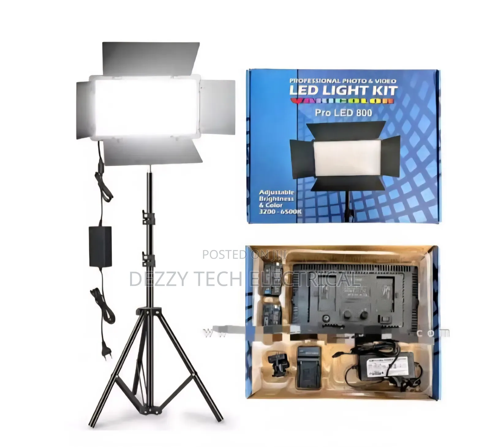 Professional LED Photo & Video Light Kit – Pro LED 800