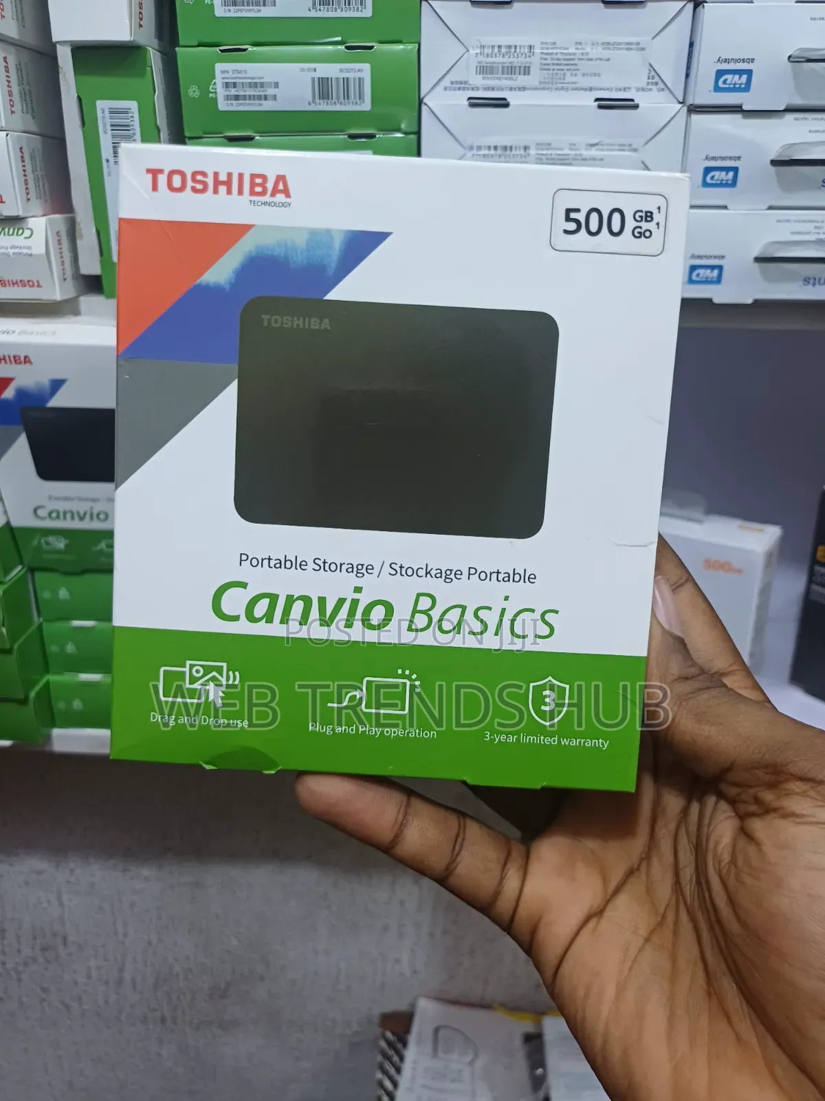 Toshiba Canvio Basics 500GB External Hard Drive