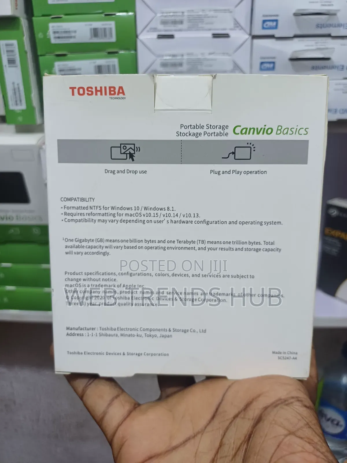 Toshiba Canvio Basics 500GB External Hard Drive