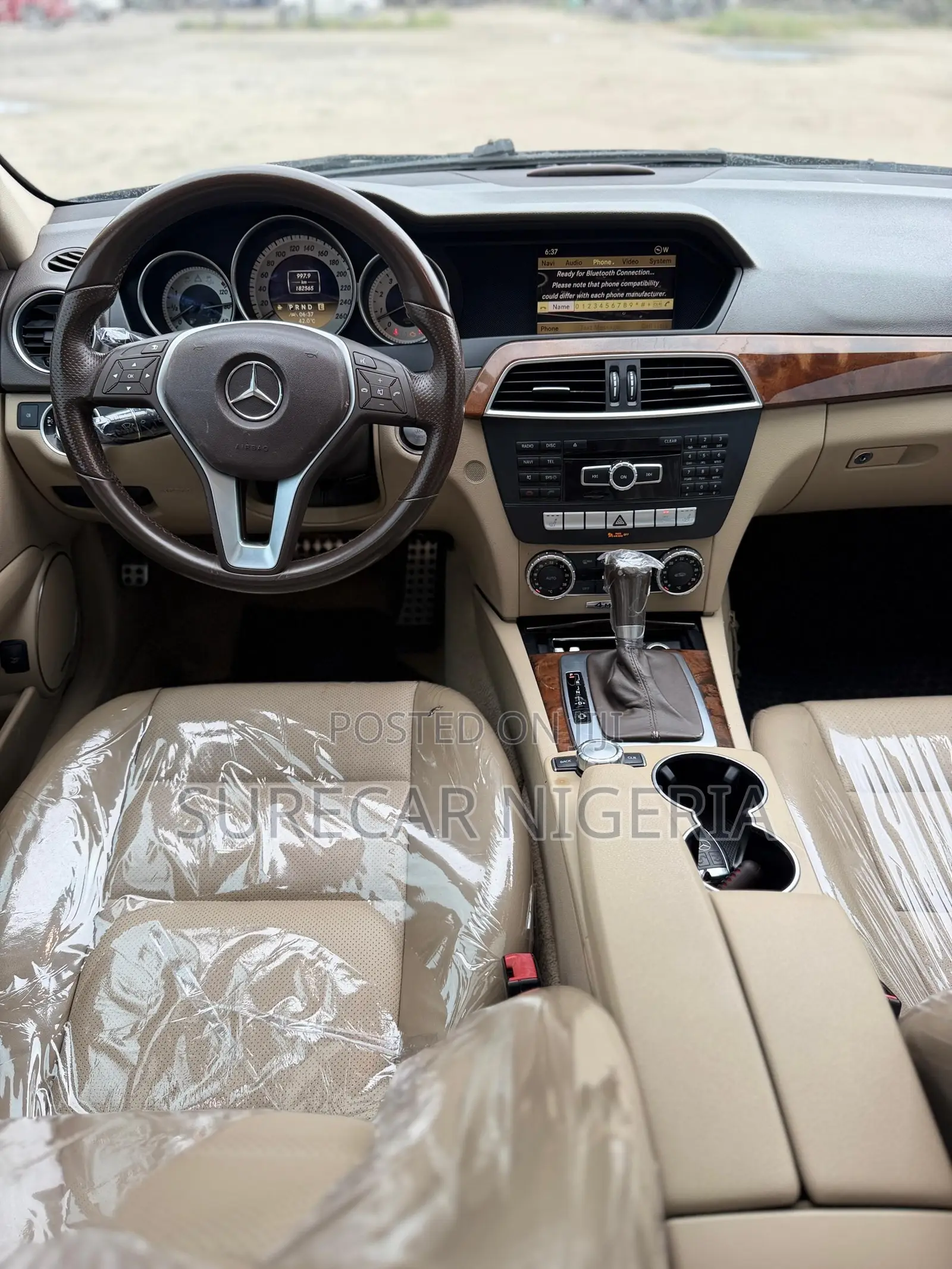 Mercedes-Benz C300 2012 Blue