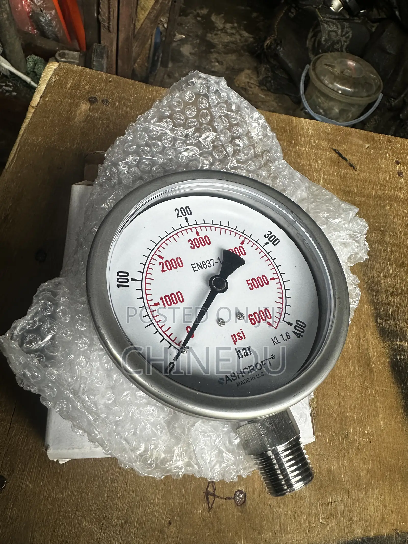 ASHCROFT Pressure Gauge 400bar 6,000psi