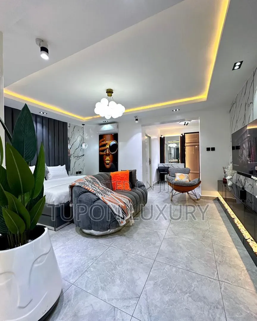 Luxury Spacious Studio Apartment With a Bar and Large Dining Area