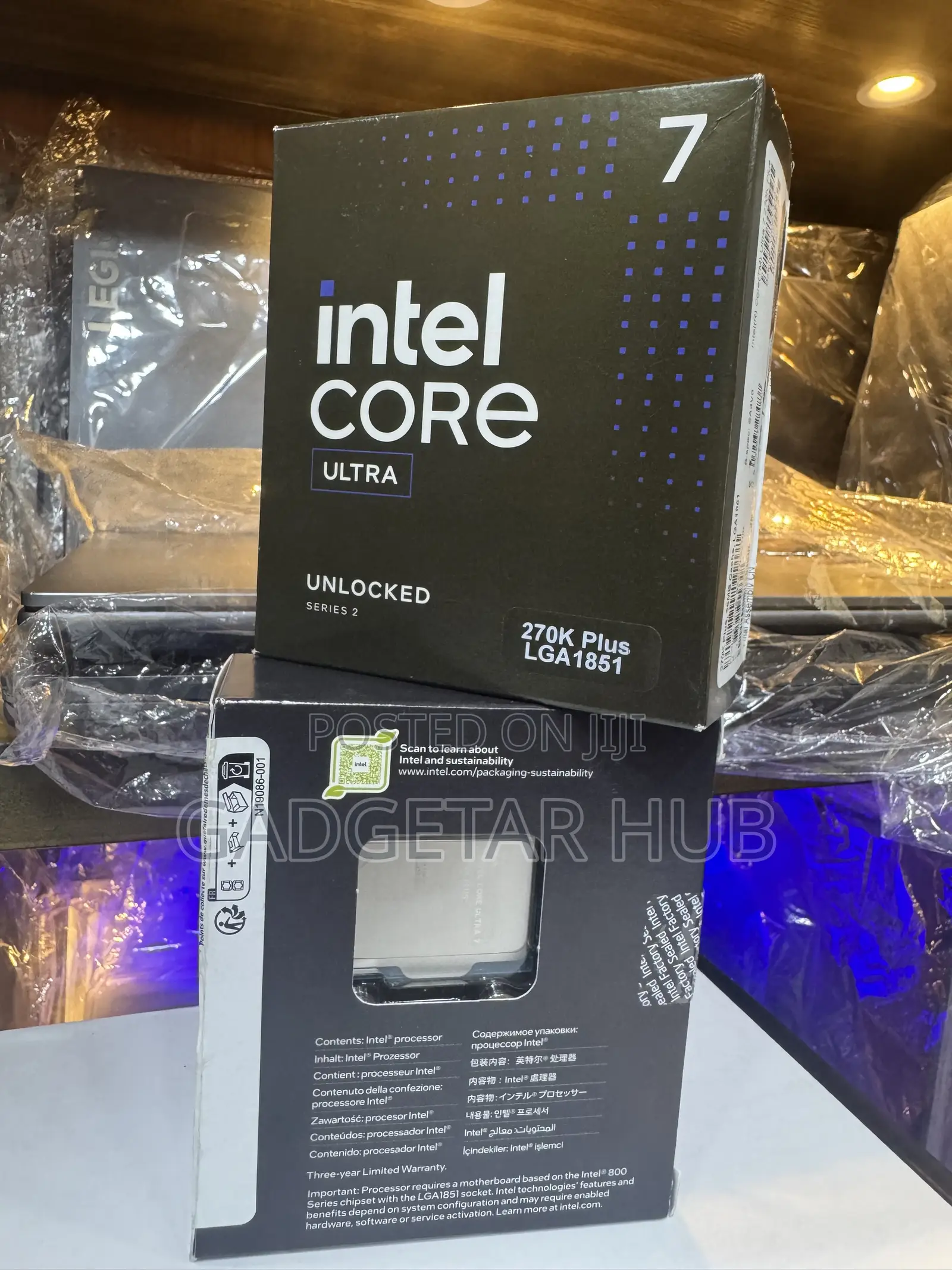 Intel® Core Ultra 7 Processor 270K Plus 24cores 8p-Cores + 16 E-Cores