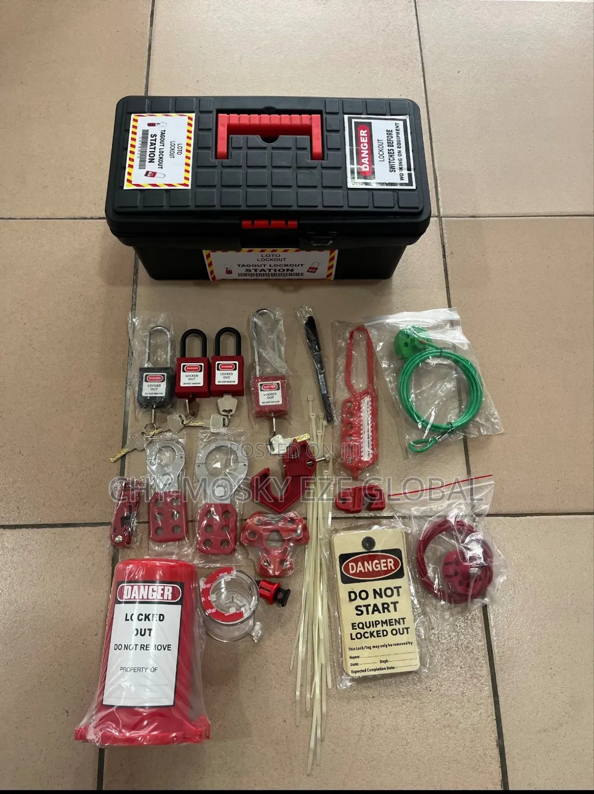 Lotto Lockout/Tagout Kit/Box