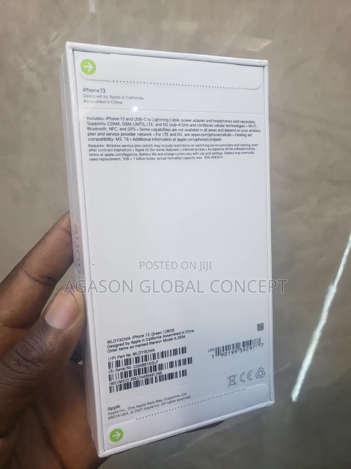 New Apple iPhone 13 128 GB Green