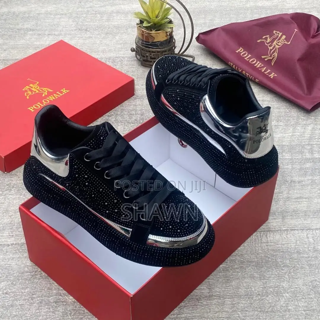 Polowalk Luxury Studded Sneakers