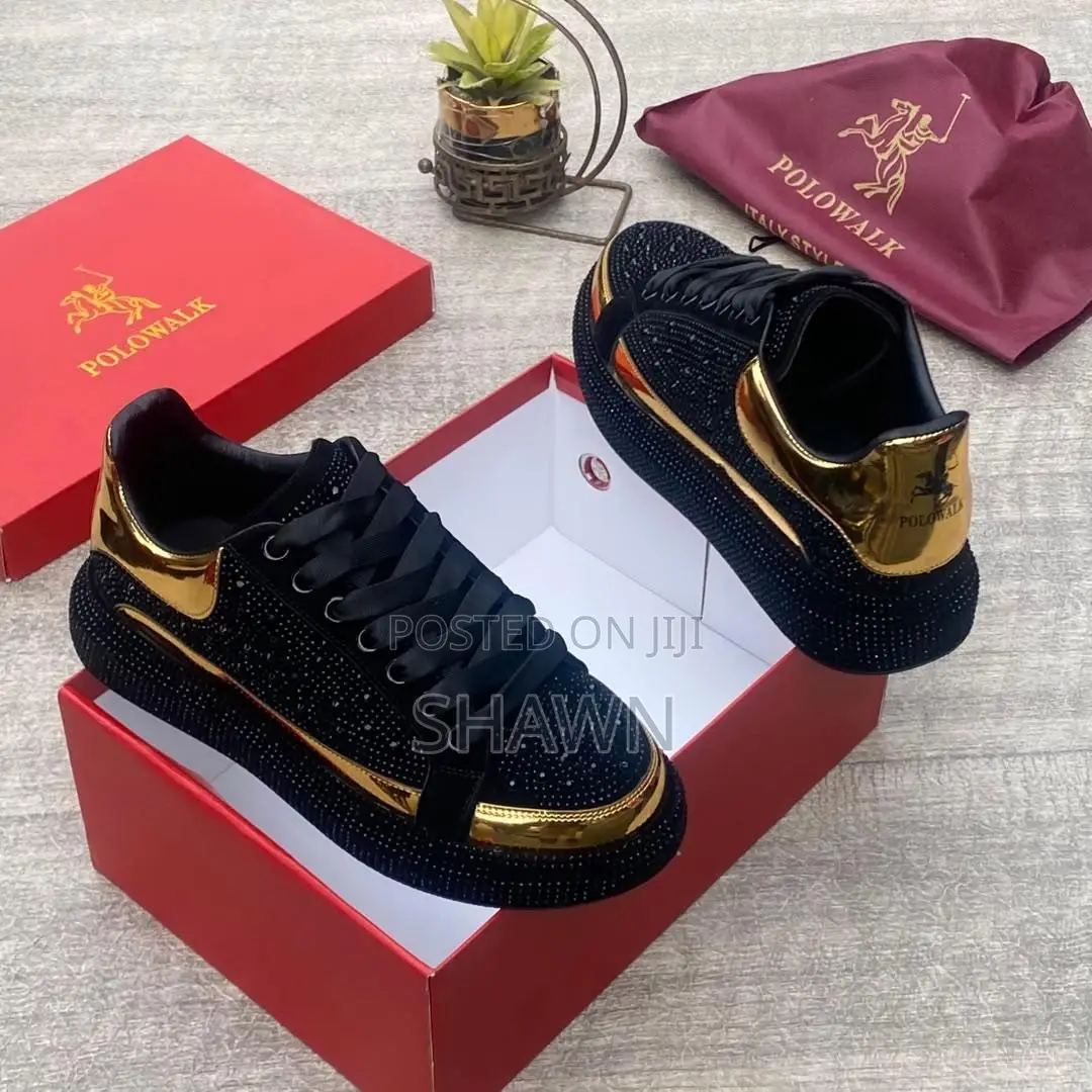 Polowalk Luxury Studded Sneakers