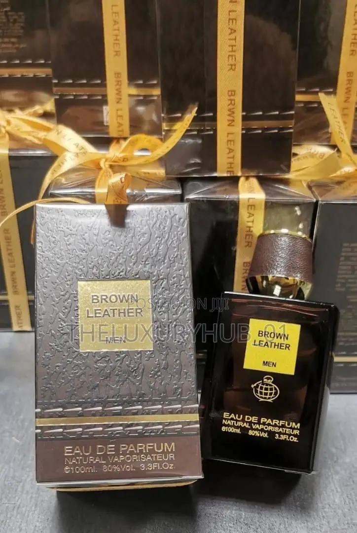 Brown Leather Men Perfume