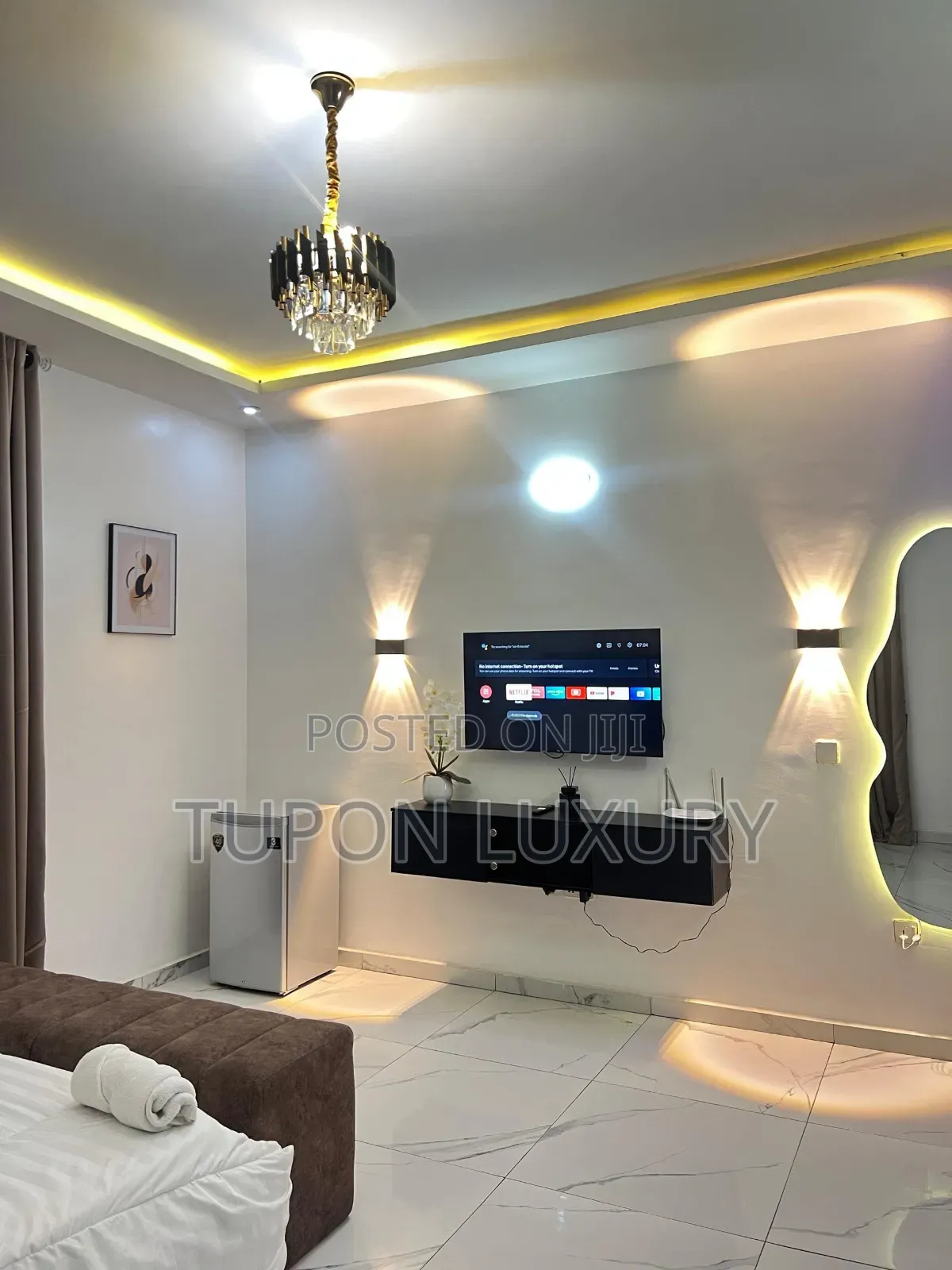 Gwarimpa: Luxury 1 Bedroom With Snooker, Tennis, Balcony Etc