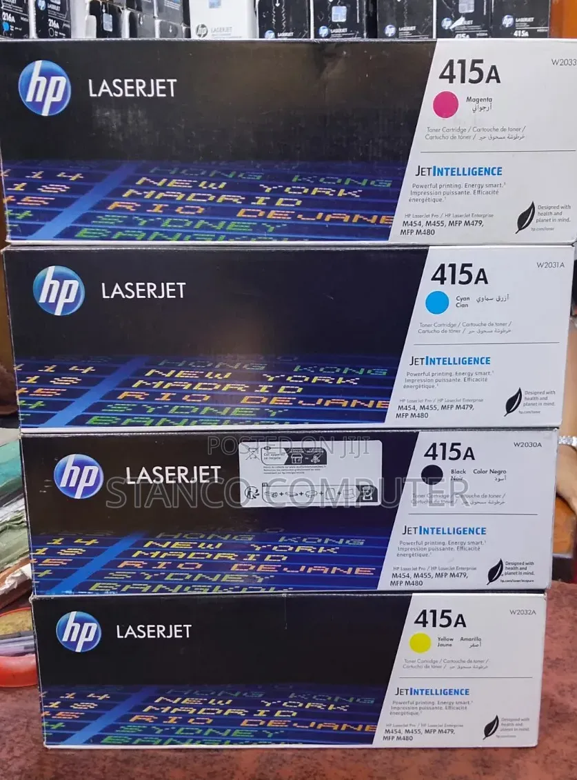 HP (Original) Laser Toner 415A Cyan (Magenta) Yellow