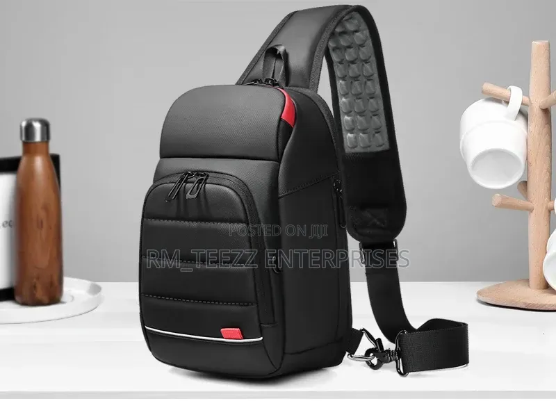 Sleek Multi-Compartment Sling Cross-Body Backpack