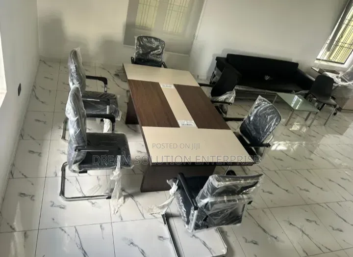 Six Seater Conference Table With Chairs