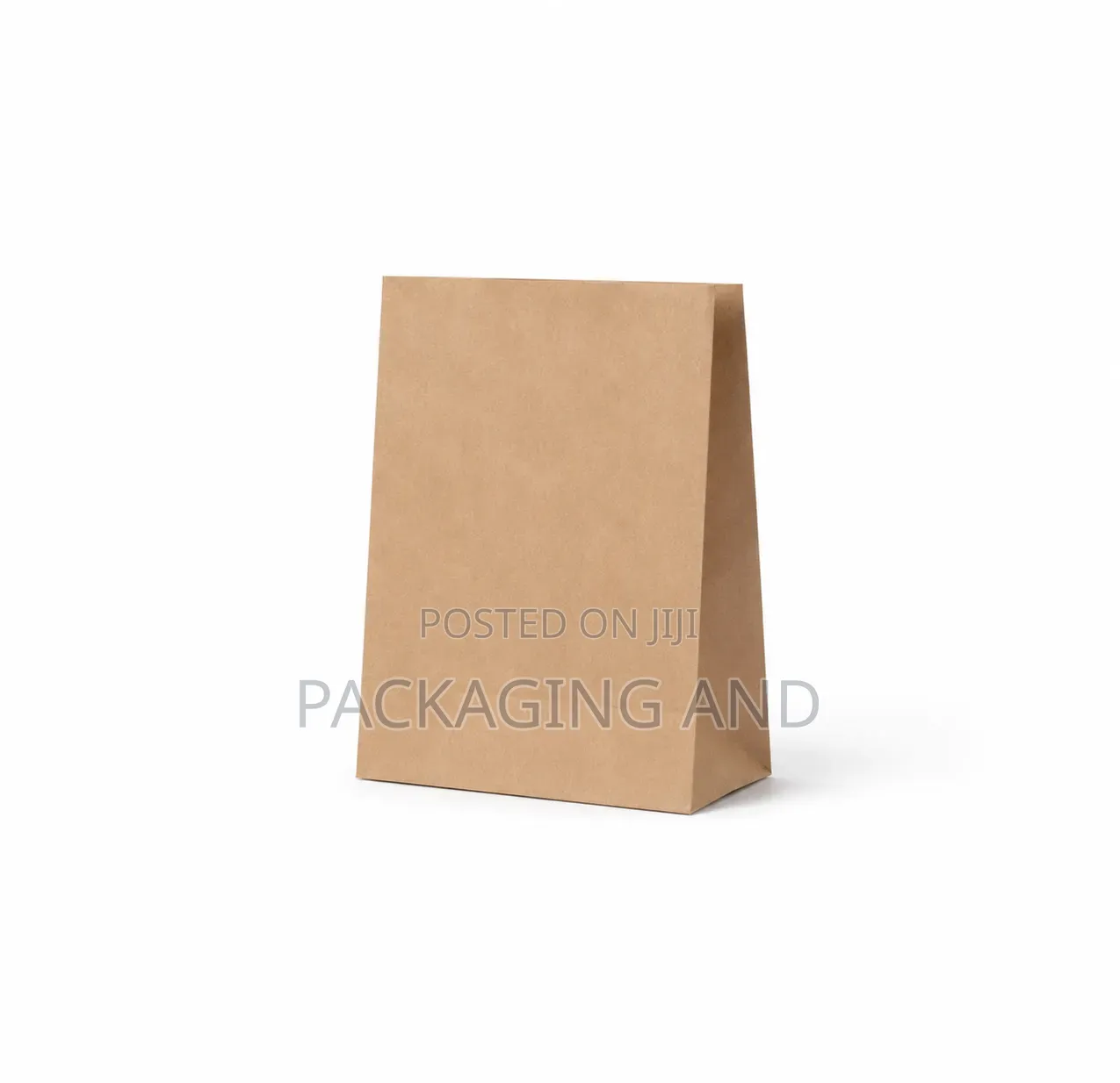 A4 Kraft Paper Bag No Handle - Portrait Brown Wholesale Packaging