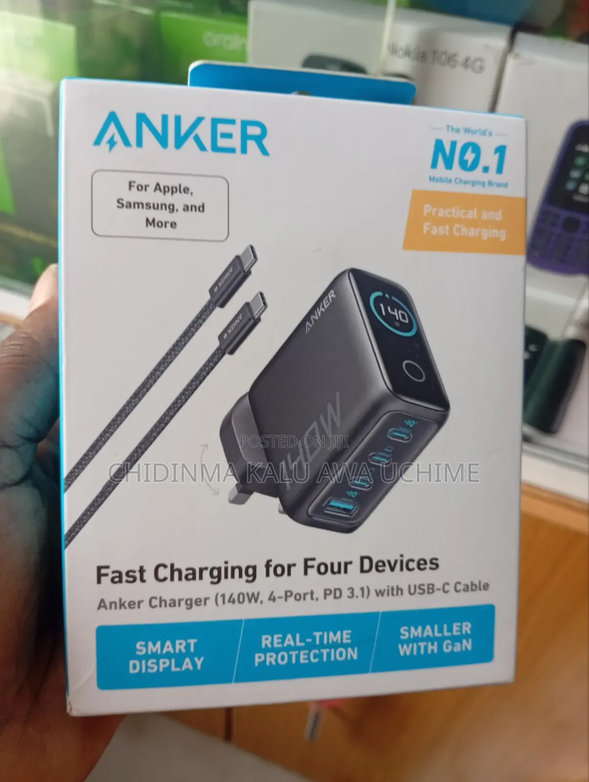 Anker 140w Fast Charging 3.1 4 Port  Charger