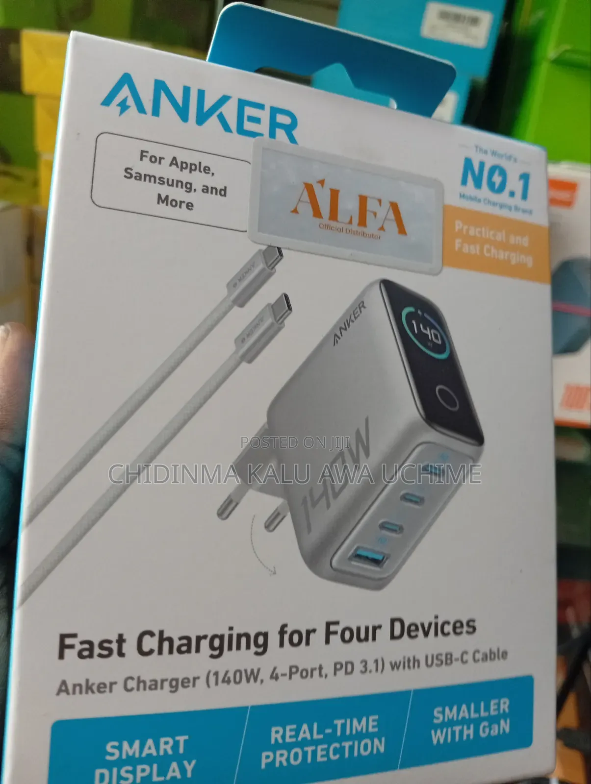 Anker 140w Fast Charging 3.1 4 Port  Charger