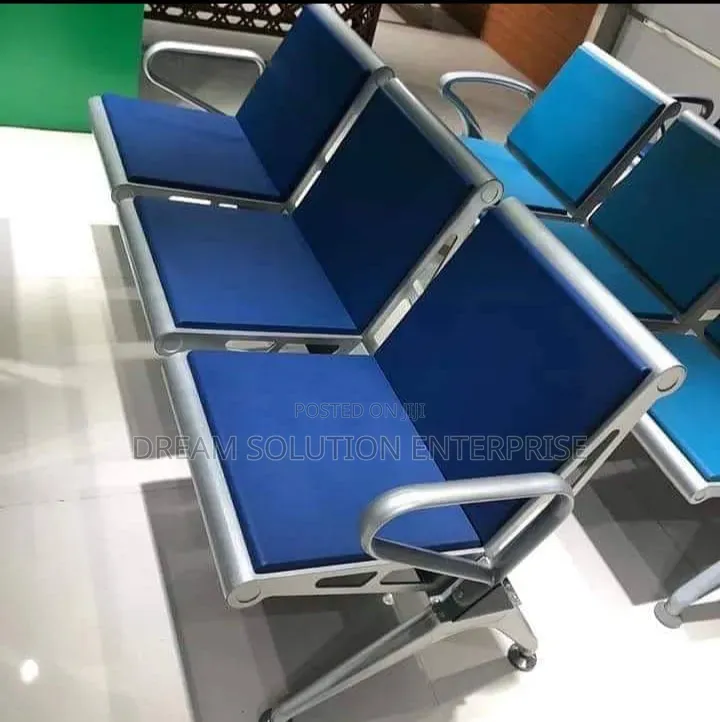 3 in 1 Office Waiting Chair With Leather
