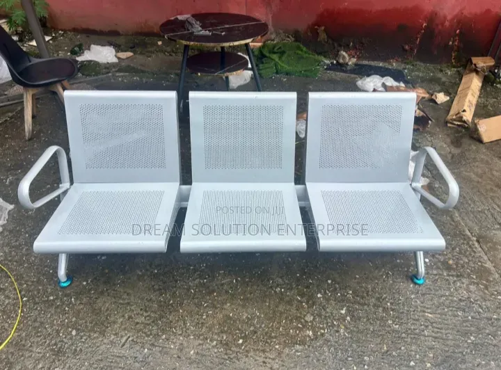 3 in 1 Office Waiting Chair With Leather