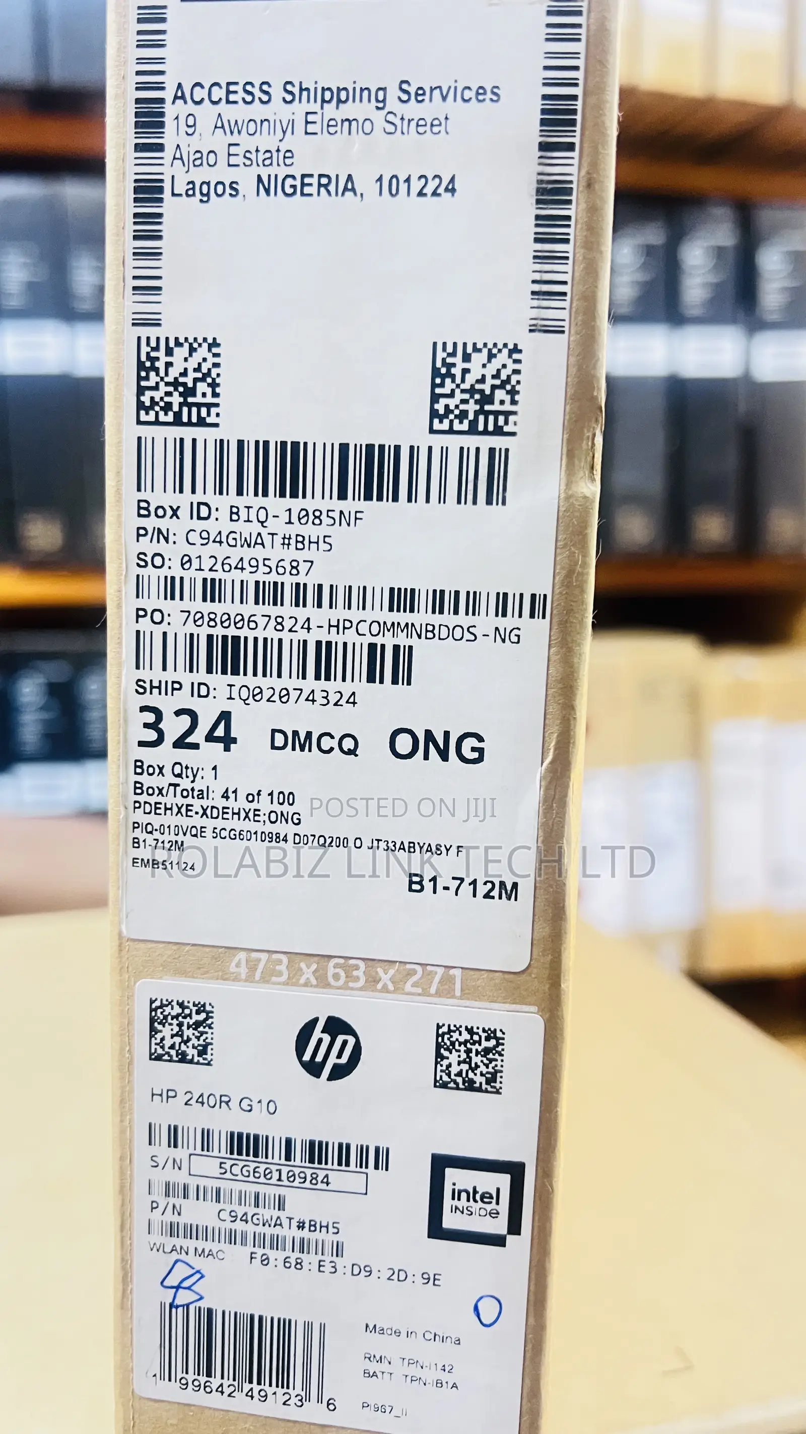 New Laptop HP 240 8GB Intel SSD 512GB