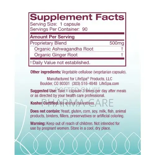 Ashwagandha 90 Capsules Occasional Stress & Anxiety Support