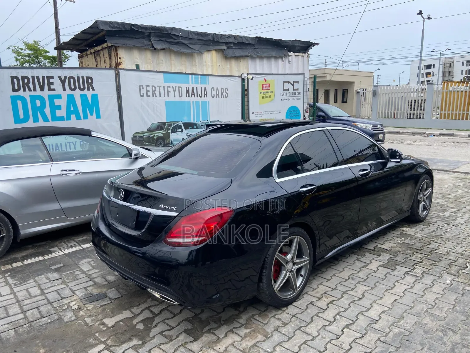 Mercedes-Benz C400 4Matic AWD Sedan (3.0L V6 7A) 2015 Black