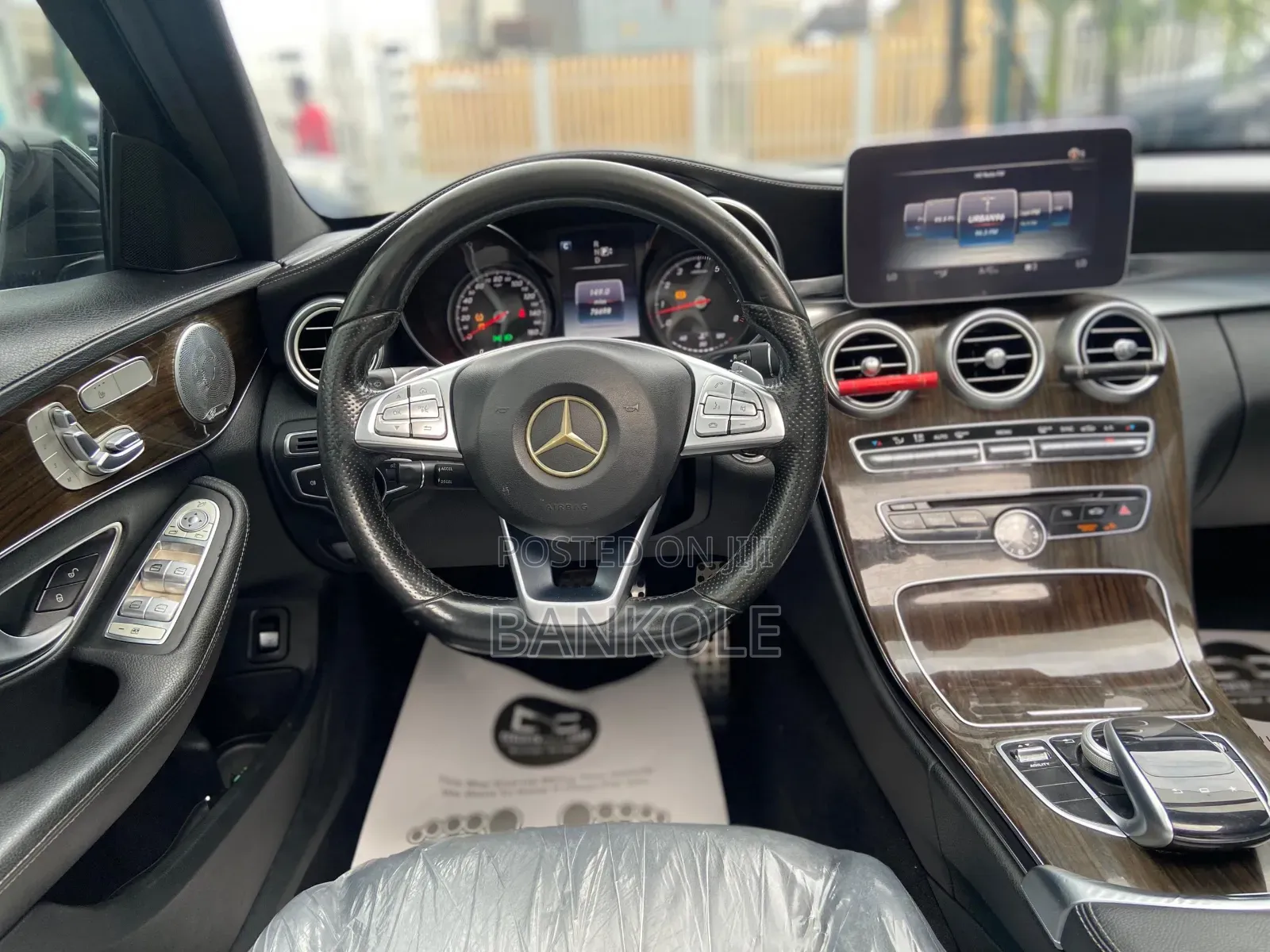Mercedes-Benz C400 4Matic AWD Sedan (3.0L V6 7A) 2015 Black