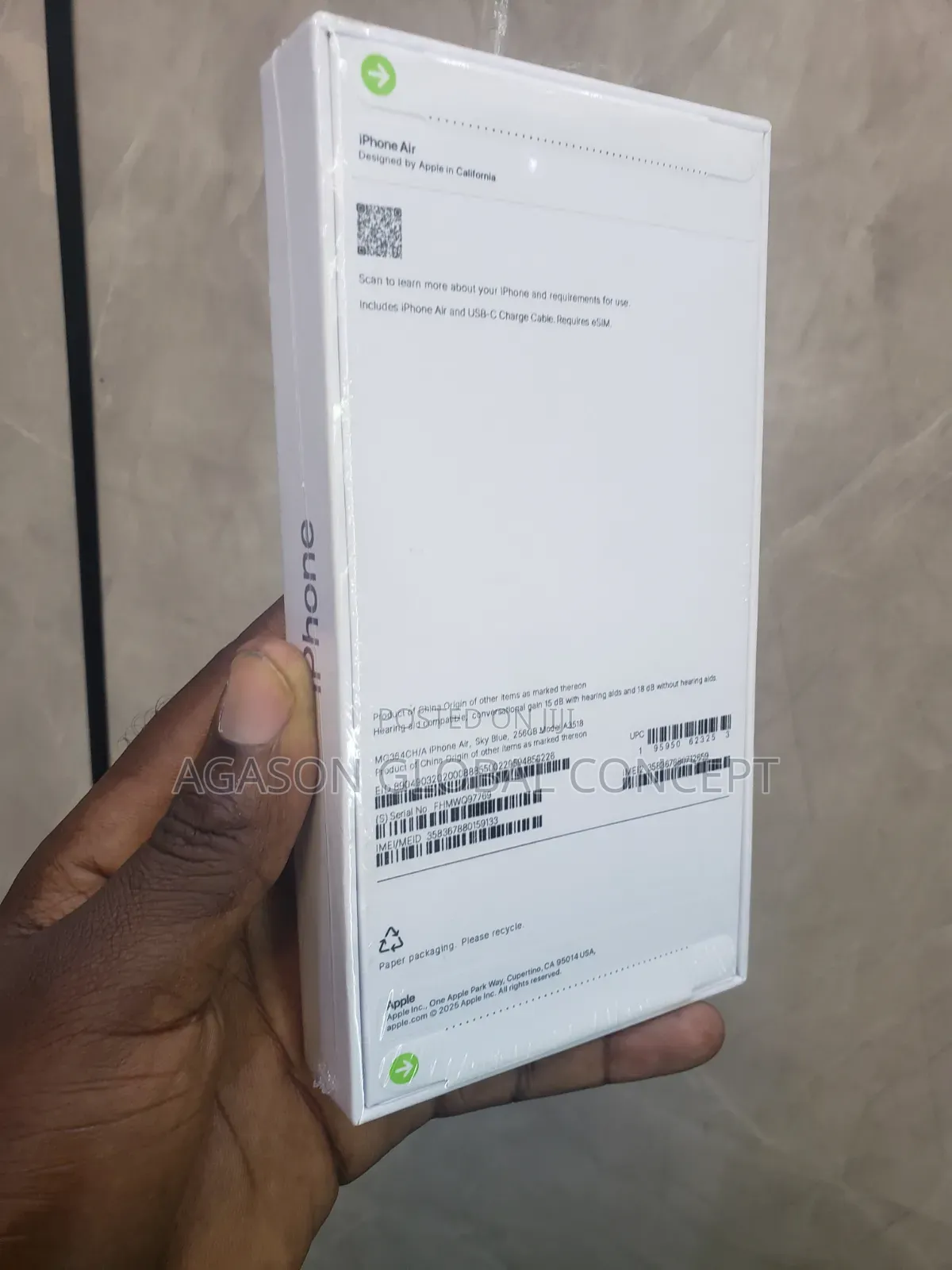 New Apple iPhone Air 256 GB Blue