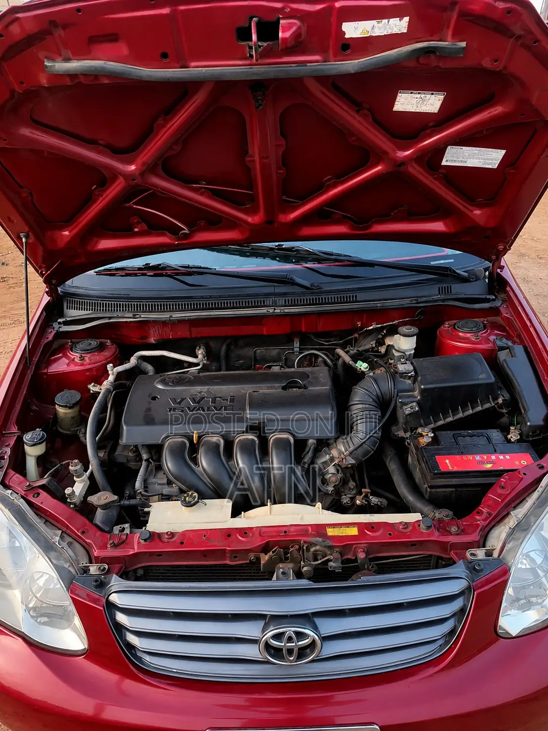 Toyota Corolla LE 2004 Red