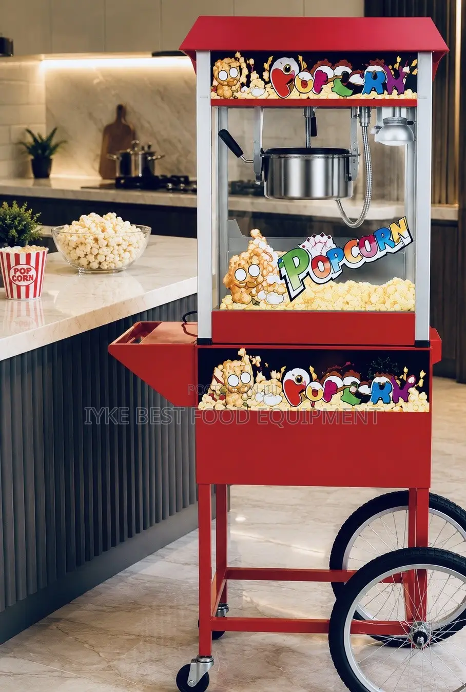 Popcorn Machine With Cart