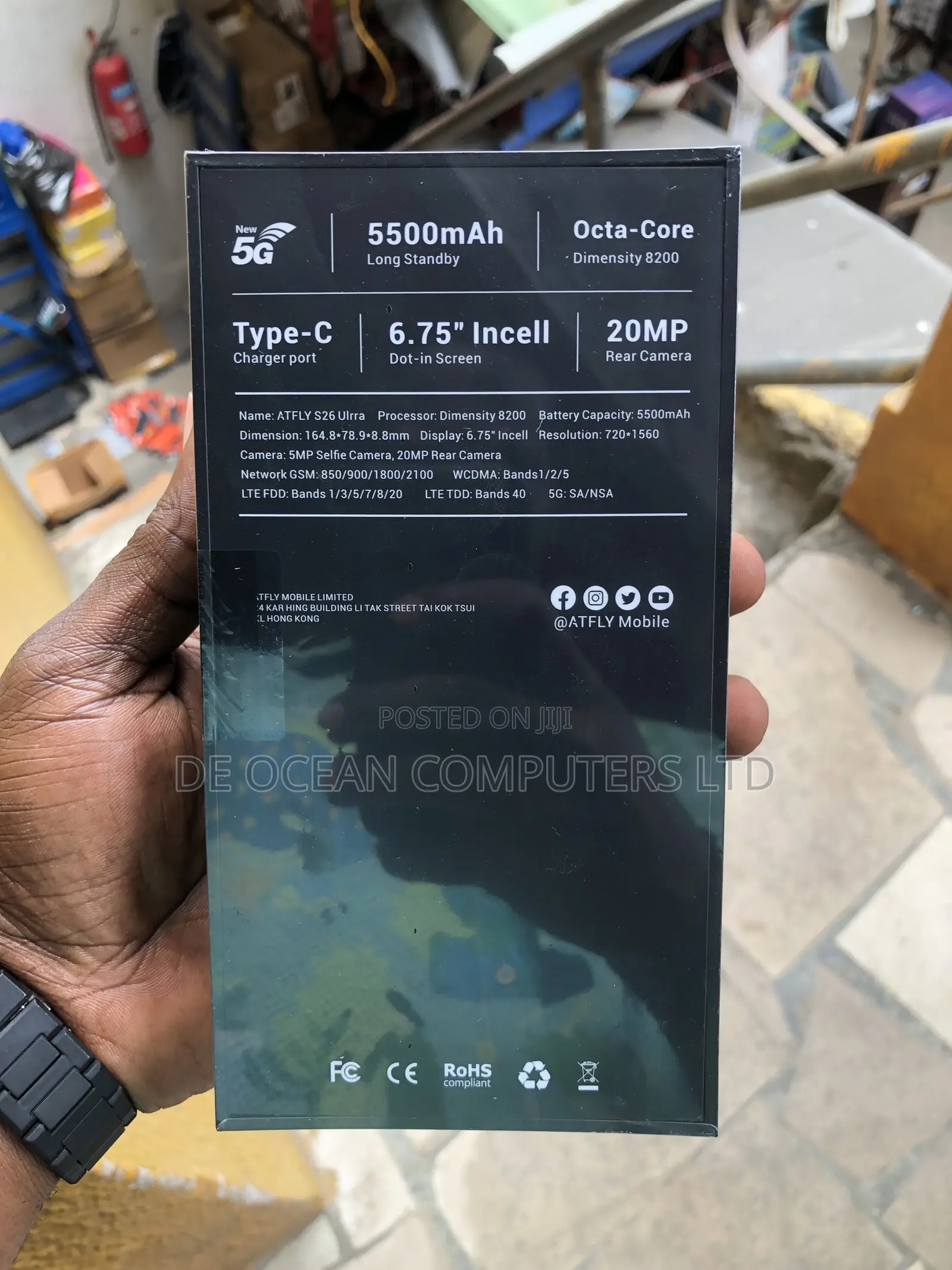 New Mobile Phone 128 GB Black