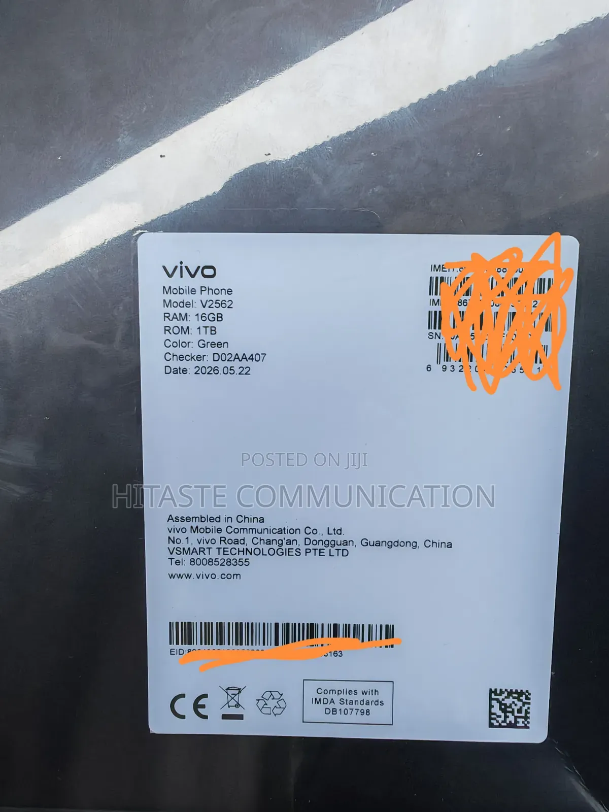 New Vivo X300 Ultra 1 TB Black